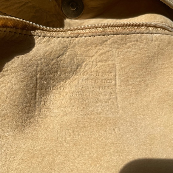 NWOT Coach Beige/Brown Nubuc Vintage Hobo Purse - Picture 6 of 13